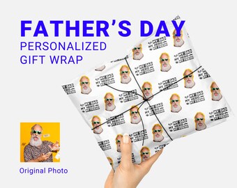 Download Dad Wrapping Paper Etsy