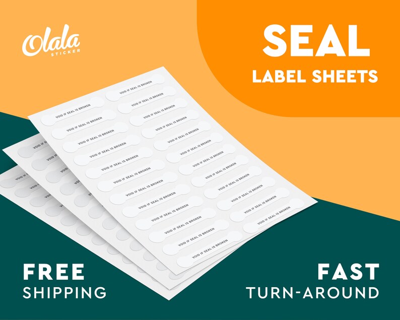 24 Void If Seal is Broken Labels in Sheets Seal Label Etsy