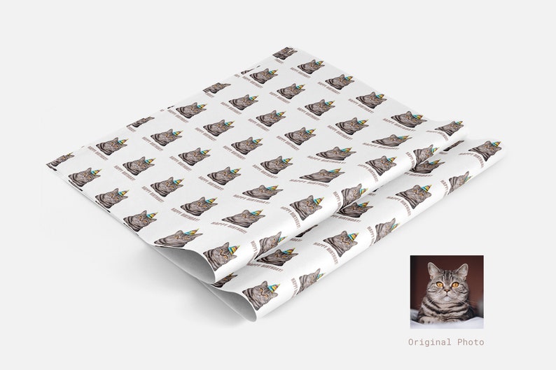 custom pet wrapping paper