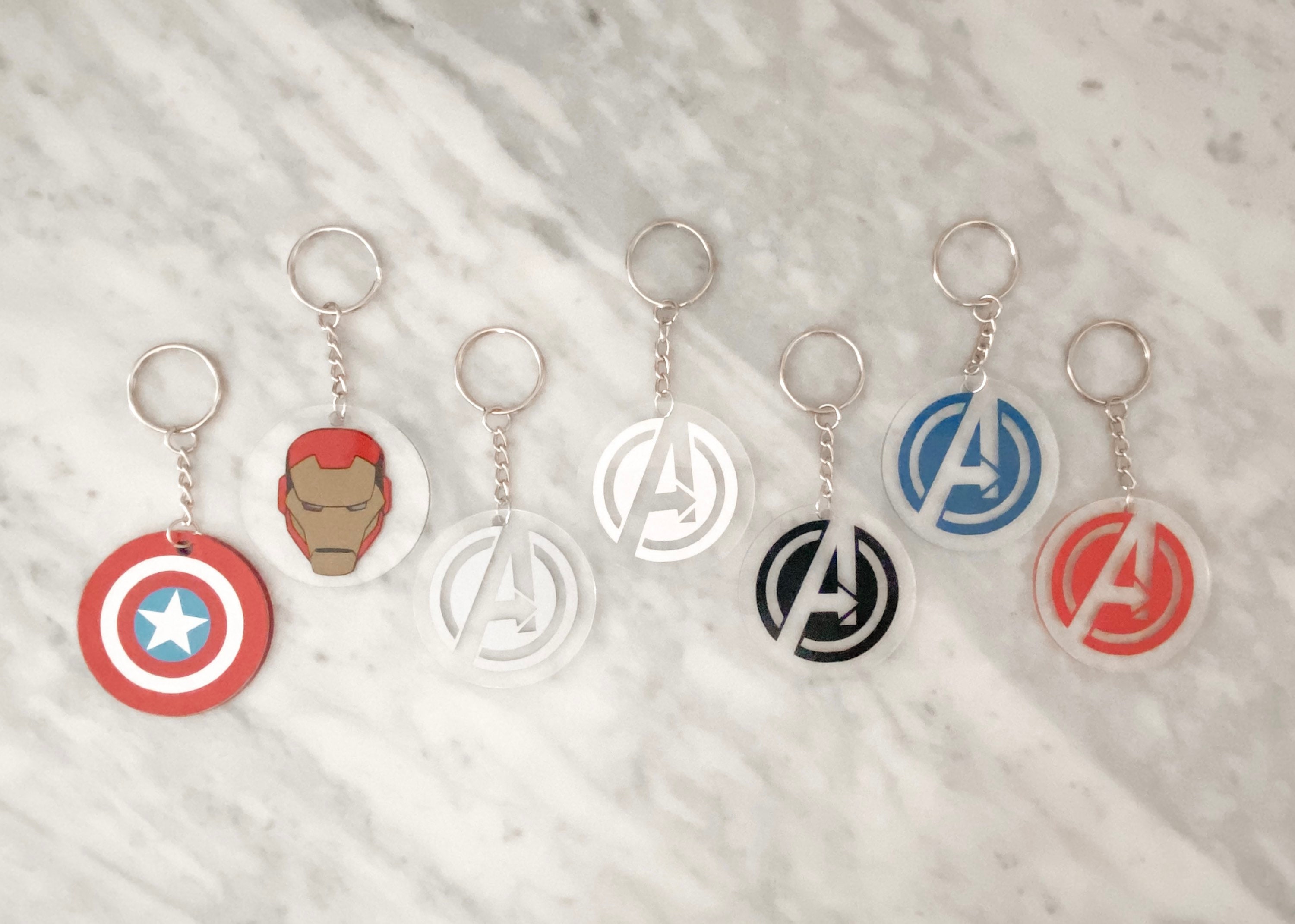 Avengers Keychain Etsy