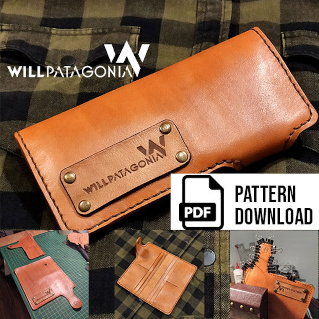 Long Biker Wallet Pattern Download - Etsy