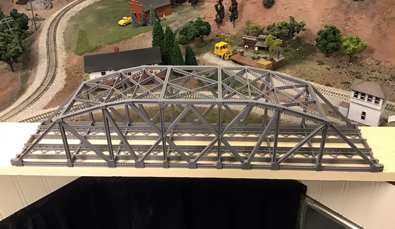 HO Scale Double Track Model Railroad Bridge - Etsy