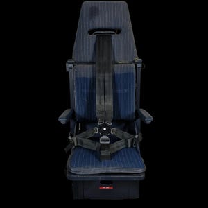 Asiento de observador en la cabina del avión Airbus A320