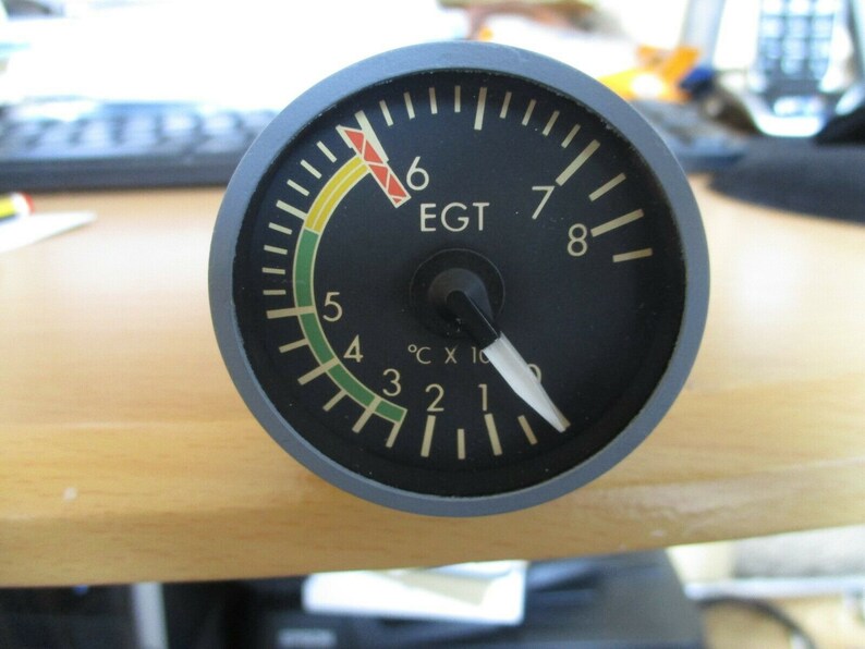 Boeing 737 Exhaust Gas Temperature Indicator Gauge With Etsy