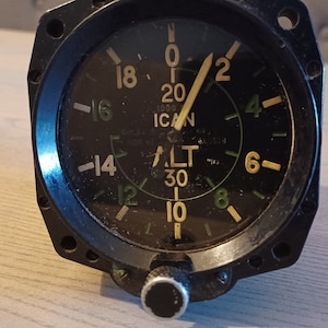 1943 WW2 RAF Air Ministry Lancaster Bomber Aircraft ICAN Altimeter Mk17A 6A.1538