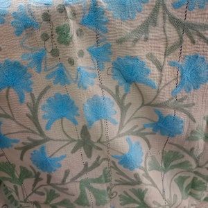 Antique Vintage Kantha Quilt Hand stitched Quilt Indian Ralli Quilt Reversible Kantha Throw Boho Cotton Quilt Handmade Kantha Sofa Bedspread