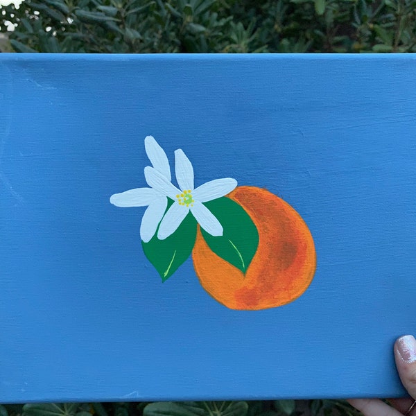 Orange Blossom Art Etsy