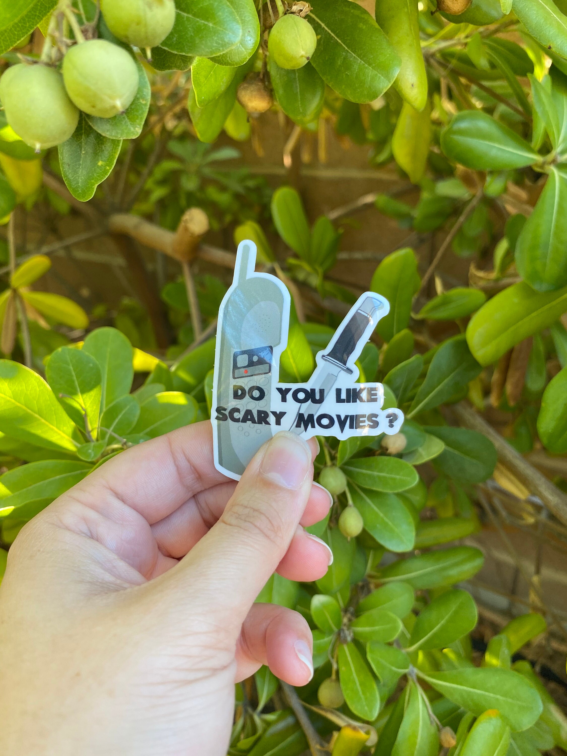 Scream movie vinyl sticker