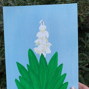 Yucca Flower painting