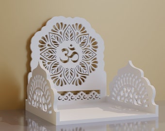 Home Mandir Design: CNC Laser Cut Temple Jali (Digital Download)