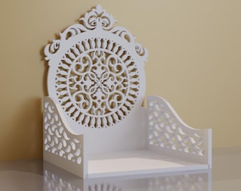 Mandir Jali Design | Bügel Design schneiden Pooja Raum Jali | CNC Laserschneiden Mandir Design SVG DXF | Dateicode - B2M4