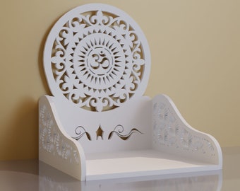 CNC Laser Cut Home Mandir Design | Pooja Room Jali File (Digital Download)