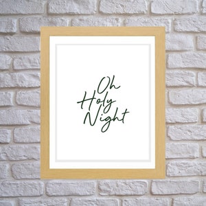 Oh Holy Night Downloadable Print