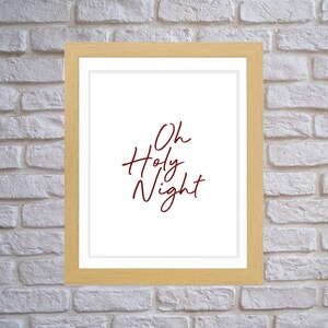 Oh Holy Night Downloadable Print