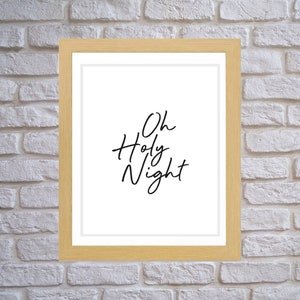 Oh Holy Night Downloadable Print