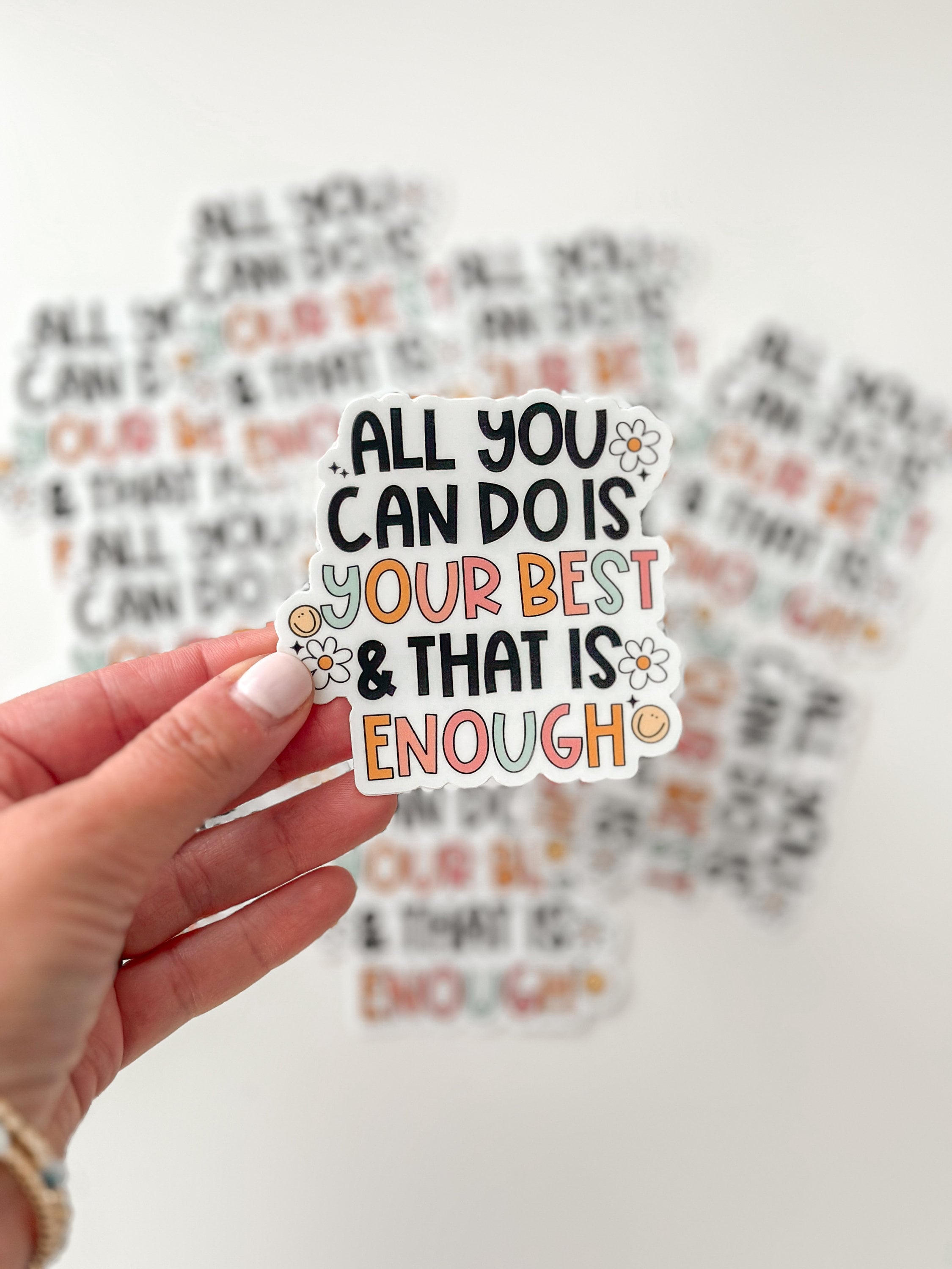 Mental Health Sticker Positive Affirmation Sticker Decal for Water ...
