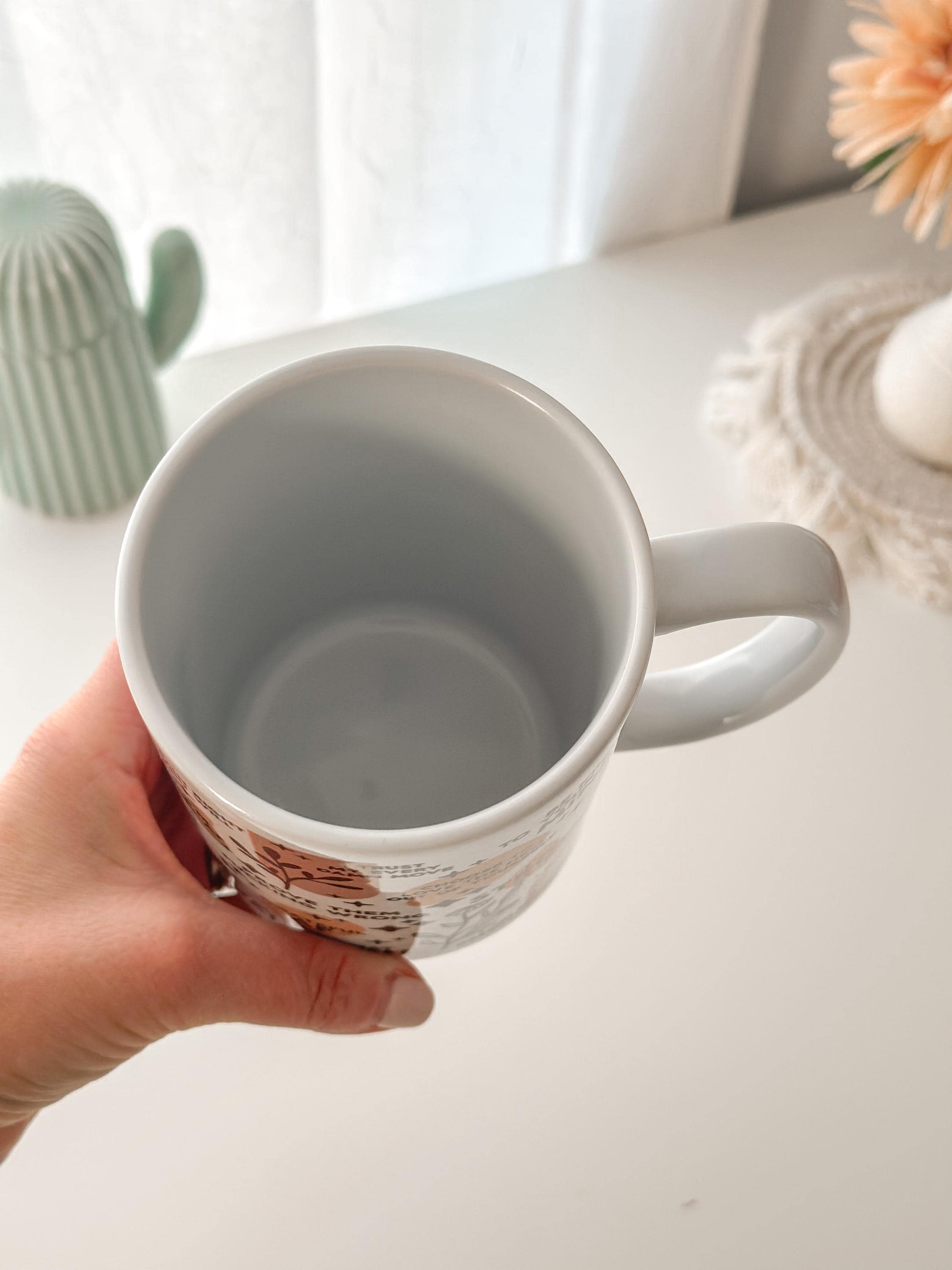 Mental Health mug Daily Affirmations Glass cup 15oz  Daily affirmations mug gift for her best friend tumbler Mental health giftful mug