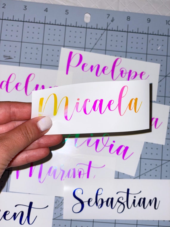 Custom name online stickers for cars