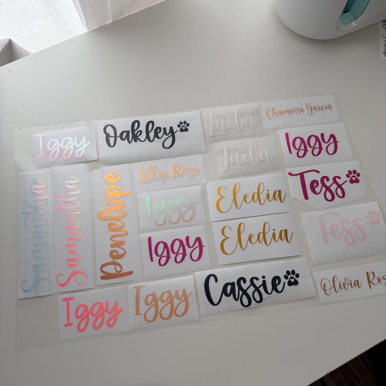 Custom Name Vinyl Decal Custom Water Bottle Stickers Personalized ...