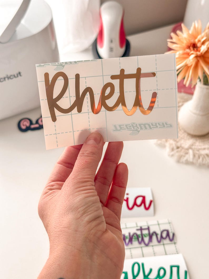 Custom Name Vinyl Decal Custom Water Bottle Stickers Personalized ...