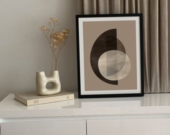 Cluster Framed Modern Art Print, Minimal Art Print, Abstract Art Print, Framed Art Print