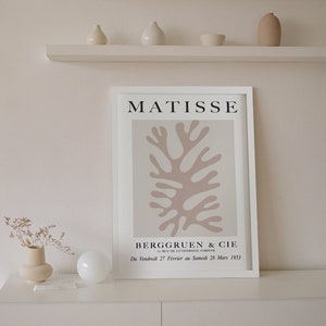 Matisse Cut Out II Framed Modern Art Print, Minimal Art Print, Abstract Art Print, Framed Art Print