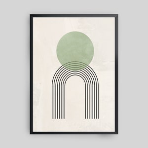 Counterbalance II Framed Modern Art Print, Minimal Art Print, Abstract Art Print, Framed Art Print