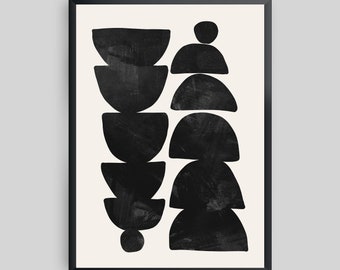 Echo Modern Art Print, Minimal Art Print, Abstract Art Print, Framed Art Print