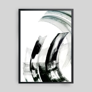 Channel II Framed Modern Art Print, Minimal Art Print, Abstract Art Print, Framed Art Print