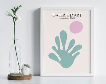 Galerie D'Art II Framed Modern Art Print, Minimal Art Print, Abstract Art Print, Framed Art Print