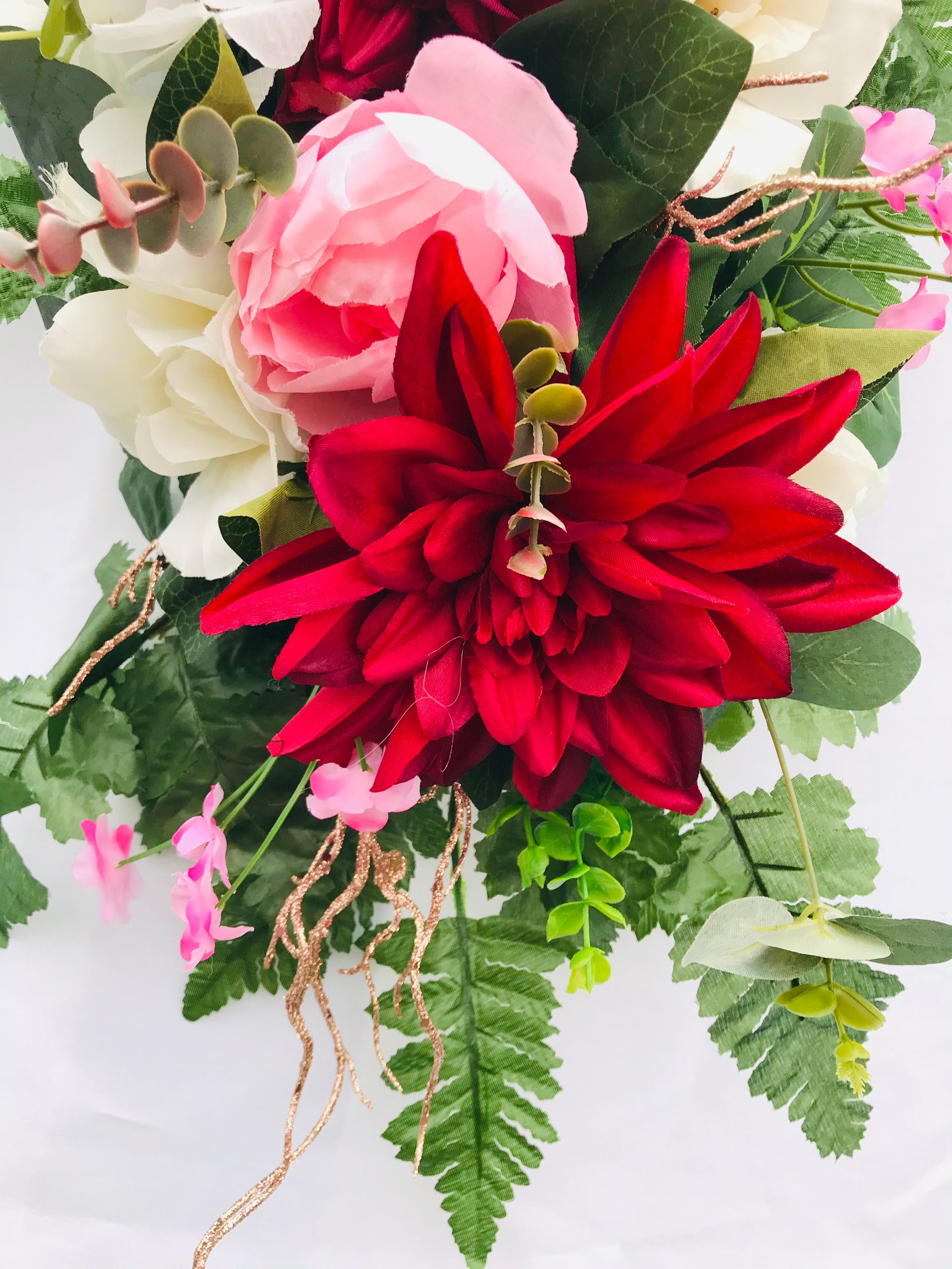 Flat Headstone or Grave Marker Flowers for Cemetery Etsy