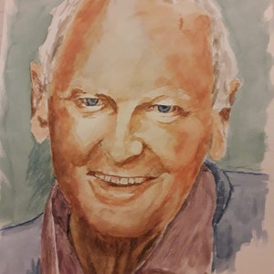 Custom Portrait, Hand-painted, Watercolour Gift