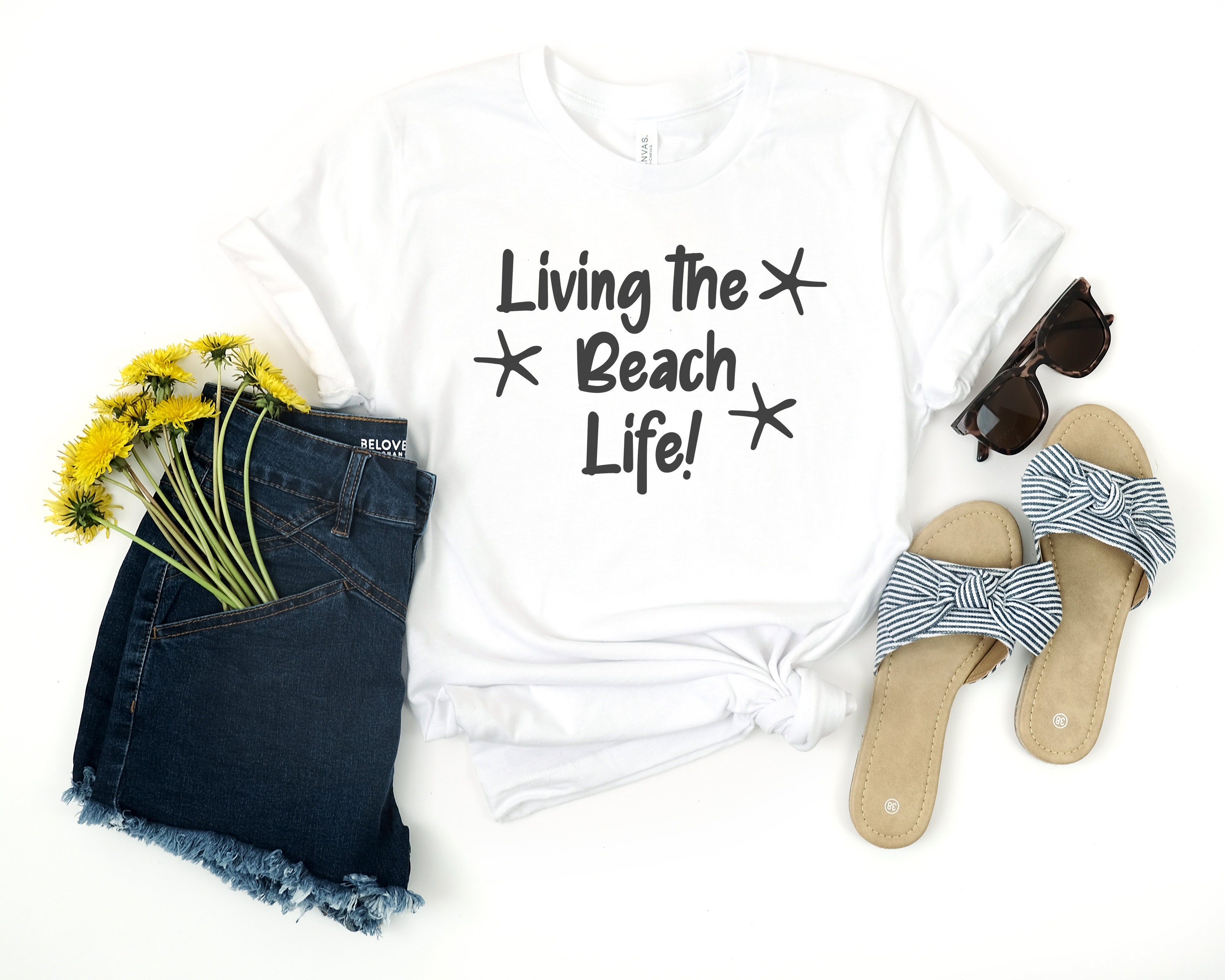 Beach Life Tshirt Strand Tshirt Urlaubs Tshirt Strand Etsy