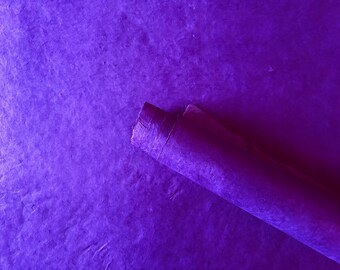 Nepali Lokta Paper | purple • full sheet • handmade [HC026]
