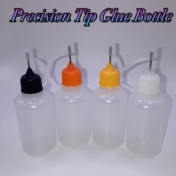 2pc precision tip glue bottle