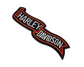 Harley Davidson Ribbon Iron on Patch