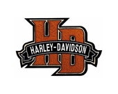 Harley Davidson HD Chenille Iron on Patch