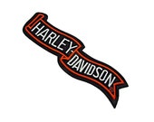 Harley Davidson Ribbon Iron on Patch