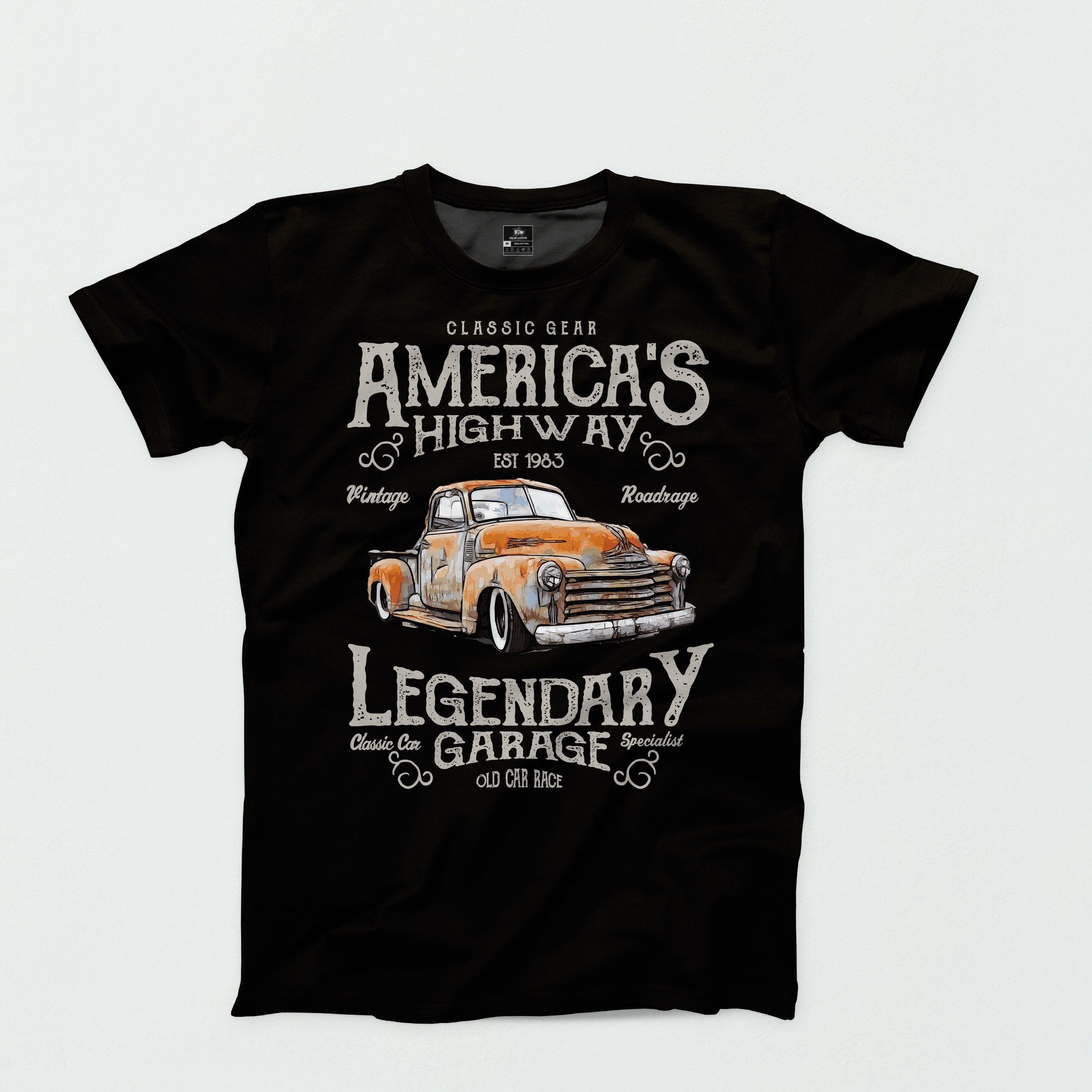 America's Highway Chevy T-Shirt Can be Personalised | Etsy