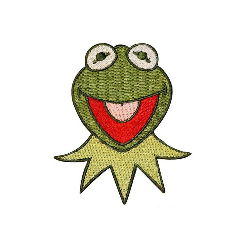 Kermit Iron on Patch Muppets