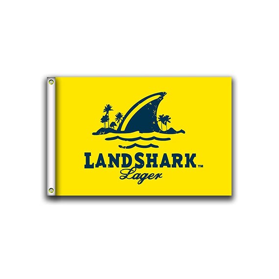 Landshark Beer Large Flag Etsy