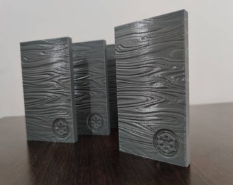 Beskar Steel Ingot (4-Pack) 3D Printed