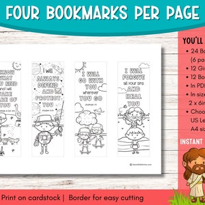 Peut inclure: Quatre marque-pages imprimables en noir et blanc sur des th&egrave;mes chr&eacute;tiens. Chaque marque-page pr&eacute;sente un verset biblique diff&eacute;rent et une illustration simple d'un enfant. Les marque-pages sont con&ccedil;us pour &ecirc;tre imprim&eacute;s sur du papier cartonn&eacute; et d&eacute;coup&eacute;s pour une utilisation facile.