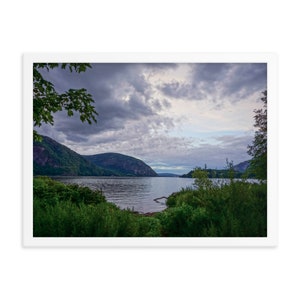 Cold Spring, New York, Hudson River, Hudson Valley Region, Hudson Highlands, New York State, print for Home, Mountains, River, Framed poster