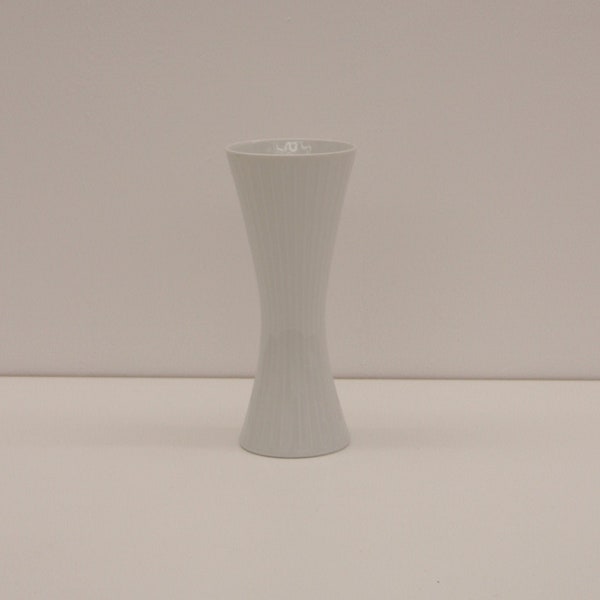 Weiße vintage Vase Midcentury 60er Jahre Eschenbach Bavaria Porzellan