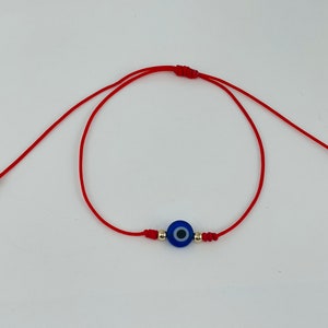 Red String Evil Eye Bracelet,Evil Eye Protection Talisman Bracelet,Adjustable Red String Bracelet,Evil Eye String Bracelet,Evil Eye Jewelry