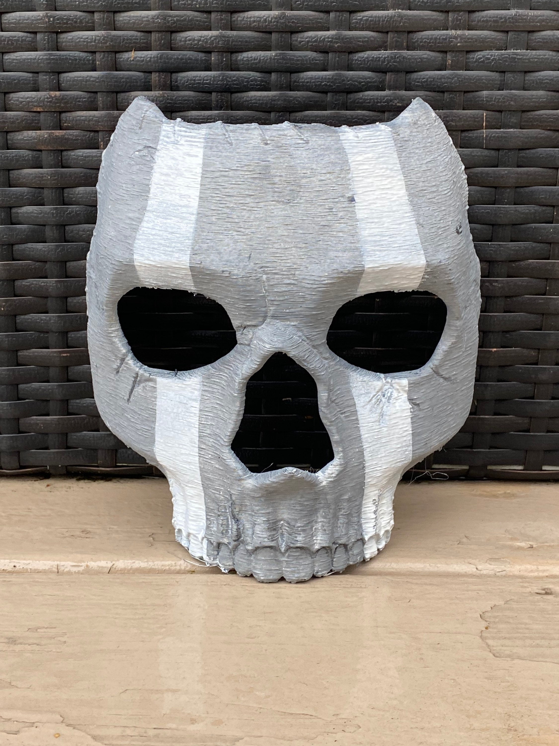 GHOST SIMON RILEY MASK - COD - MODERN WARFARE 2 - WARZONE | 3D Print Model