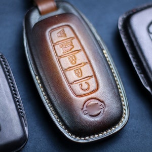 For 2023 2022 Rogue Pathfinder Xtrail Ariya Z Titan Frontier Qashaqai key Fob Case Cover, Keychain Altima Juke Armada keyless Accessories