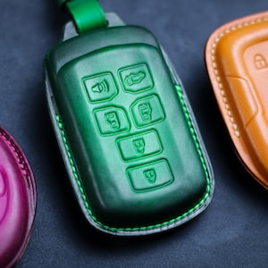 2023 2022 2015 2016 Sienna Key Fob Cover Case Leather 6 Buttons Key Sienna 2017 2018 2019 2020 Remote Holder Sienna Accessories