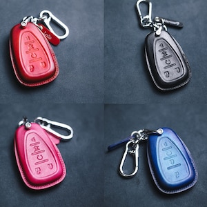 Funda de cuero para llavero Chevy, funda para llave Chevy Cruze, Spark, Camaro, Equinox, Malibu, Blazer, Volt, funda para llavero con control remoto sin llave